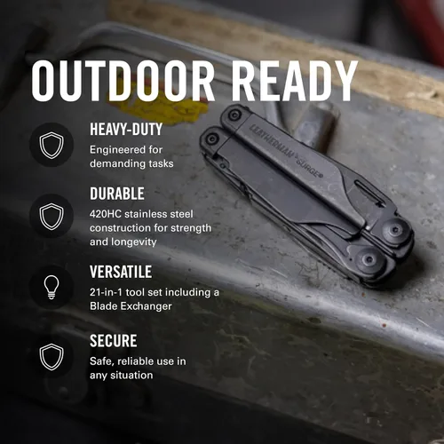 Miniatura 4 de Leatherman multi herramienta para sobretensión, acero inoxidable