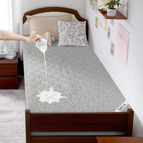 Miniatura 25 de BEDLORE Protector de colchón impermeable, protector de colchón de tamaño individual con bolsillo profundo de 6 a 15 pulgadas de profundidad, suave