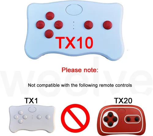 Miniatura 4 de weelye (TX10) botón rojo 2.4G Bluetooth control remoto, no universal, para niños, coche eléctrico solo con marca weelye FCC CE Label Original