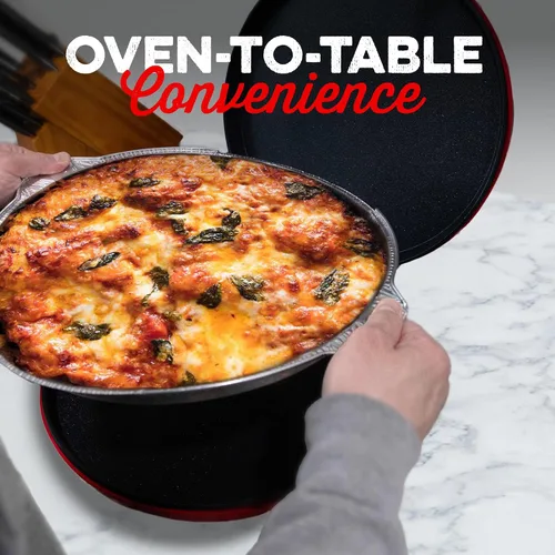 Miniatura 2 de 12" Pizza Oven Insert Pan (5-Pack) - Disposable Aluminum Liner for Countertop Pizza Makers, Fits Betty Crocker Pizza Maker, Piezano & More