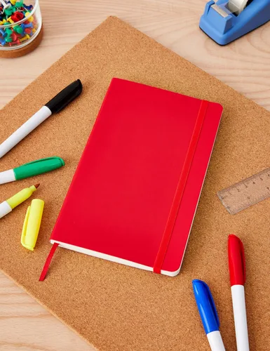 Miniatura 2 de Moleskine - Cuaderno clásico, tapa suave, grande (5 x 8.25 pulgadas), a rayas/forrado, rojo escarlata, 192 páginas