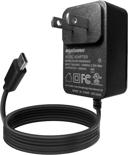 Miniatura 2 de BoxWave Cargador compatible con Sony Alpha a6700 - Cargador de pared directo (15 W), carga rápida tu dispositivo con cable integrado de 3 pies