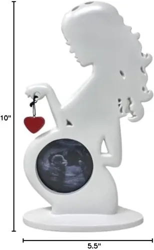 Miniatura 3 de Marco de fotos de ultrasonido, regalos de embarazo para madres primerizas, marcos de ecografía para bebés, regalo para mujeres embarazadas que