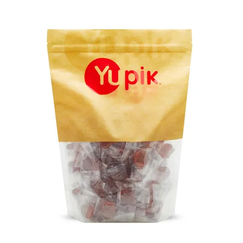 Yupik Caramelos duros de hoja de arce con jarabe de arce puro, 2.2 libras (35.2 onzas), envueltos individualmente, fabricados en Canadá, sabor
