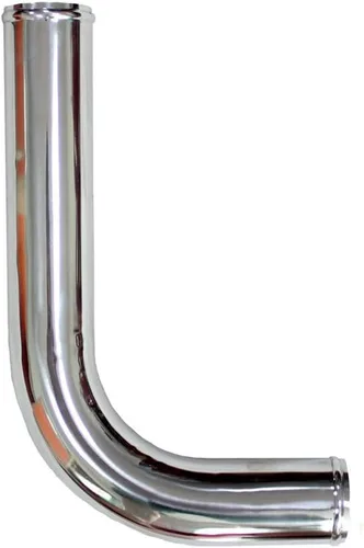Miniatura 7 de Longitud de extremo a extremo 20 pulgadas (500 mm), DI 2.25 pulgadas (57 mm) Codo de aluminio de 45 grados para tubería de intercooler, tubo