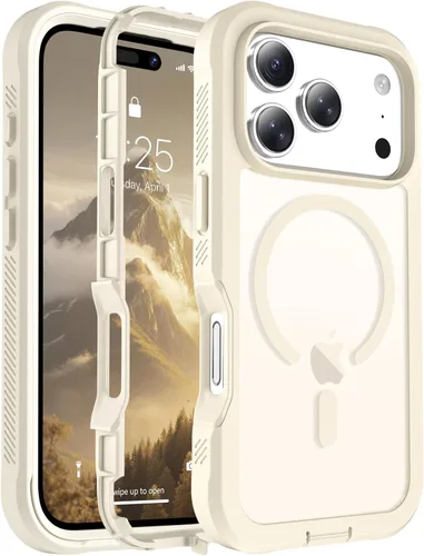 Miniatura 80 de jaroco - Funda magnética compatible con MagSafe para iPhone 11 de 6.1 pulgadas; protección de grado militar contra caídas, de doble capa