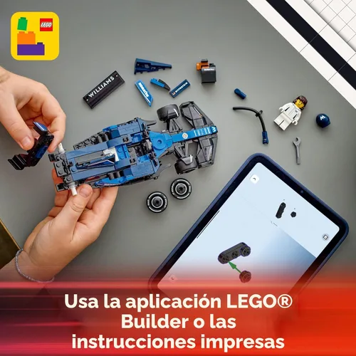 Miniatura 6 de LEGO Speed Champions Williams Racing FW46 F1 - Juego de construcción para niños, niños y niñas, a partir de 10 años, auto de juguete para fanáticos