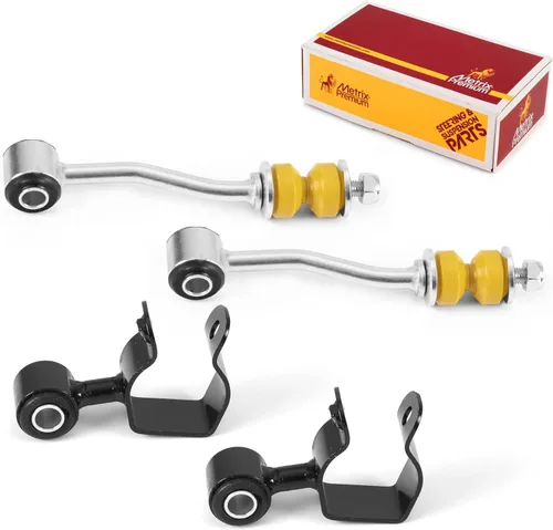 Miniatura 29 de Metrix Premium Piezas de Chasis - Kit de 4 Piezas de Enlace de Barra Estabilizadora Delantera y Trasera Compatible con Mercury Mariner 2009-2011