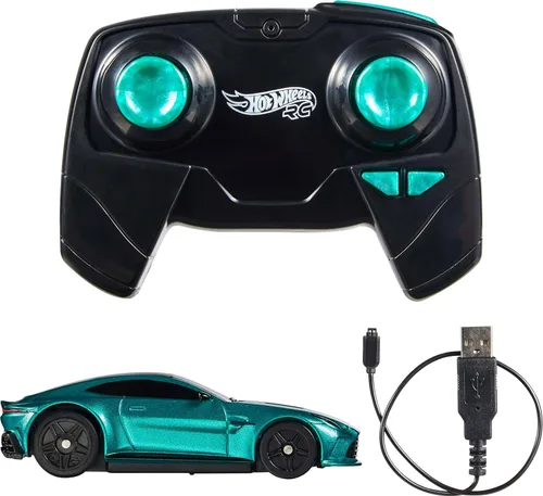 Miniatura 5 de Hot Wheels Vehículo RC 1:64 Escala Aston Martin Vantage