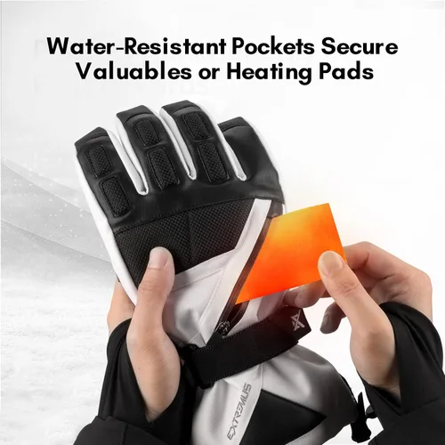 Miniatura 7 de Extremus Outlook Peak - Guantes de esquí para hombre y mujer, guantes de nieve cálidos 3M Thinsulate para clima frío, resistentes al agua y al
