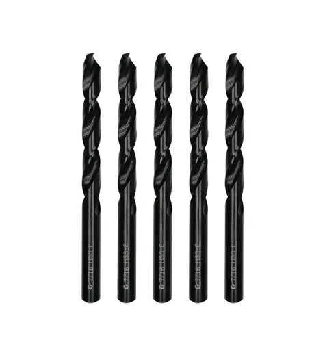 Miniatura 18 de Brocas helicoidales HSS M35 de 13/64 pulgadas, acero de alta velocidad, paquete de 10, adecuadas para aceros, hierro fundido, acero inoxidable