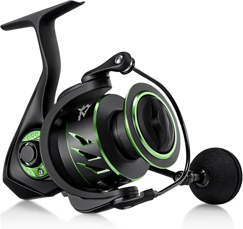 Miniatura 6 de Piscifun Carretes Giratorios Viper X, Fibra de Carbono 33 Libras de Arrastre Máximo, 10+1 BB Blindados, Carrete de Pesca Giratorio de Agua Salada