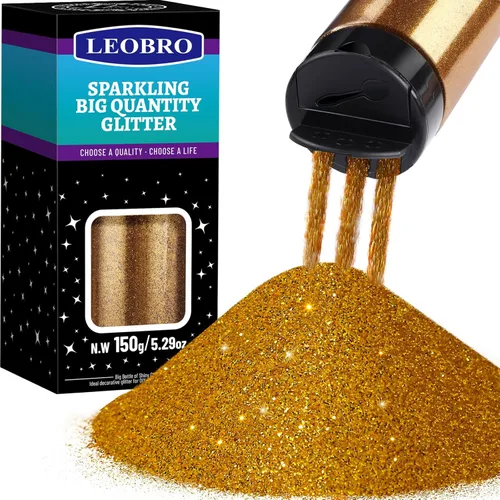 Miniatura 9 de Leobro - Brillantina rosa, 150 g/5.29 oz, brillantina fina iridiscente rosa intenso para manualidades, resina, uñas, cuerpo, decoraciones de San