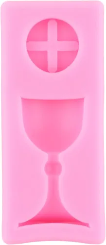 Miniatura 8 de Mujiang Moldes de silicona cruzados para decoración de pasteles de bautismo, molde de cruz, molde de comunión, paloma para fondant, para bautismo