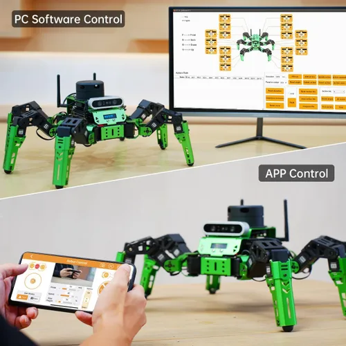 Miniatura 8 de Hiwonder JetHexa - Kit de robot hexápodo para cámara de profundidad Jetson Nano 3D, G4 Lidar y Lidar Mapping Navigation ROS AI Robot Kit