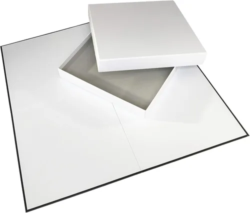 Miniatura 8 de Apostrophe Games Tablero y caja de juegos en blanco (tablero de 17 x 17 pulgadas) Crea tu propio juego de mesa, juego de mesa de bricolaje