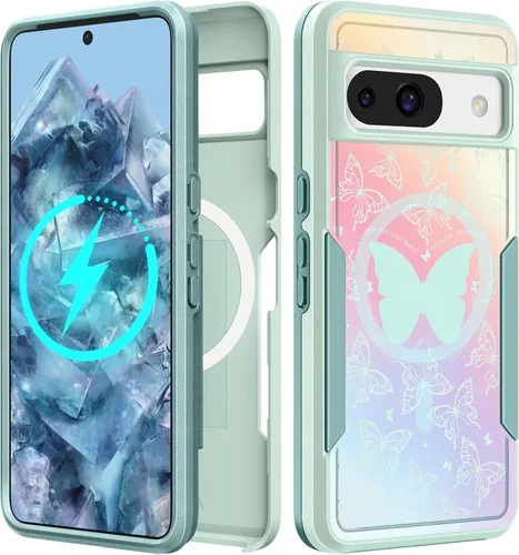 Miniatura 39 de Funda para Moto G 5G 2024 – Compatible con MagSafe para mujeres y niñas, bonita funda protectora magnética para teléfono, diseño femenino Kawaii
