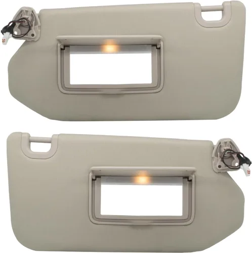 Reemplazo de Visera Solar del Lado del Conductor Izquierdo y Pasajero Derecho Compatible con Pathfinder 2013-2018, Infiniti QX60 2014-17 e Infiniti