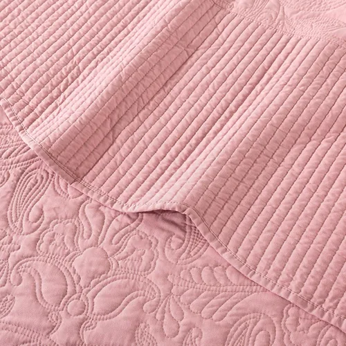 Miniatura 353 de HoneiLife - Juego de colcha de tamaño Queen, juego de ropa de cama de pana bordada de 3 piezas, colcha de lujo, ligera, cálida, para todas las Pana