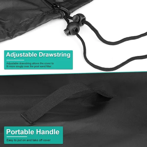 Miniatura 7 de Kingling Cubierta de filtro de arena para piscina Intex para bomba de filtro de arena de piscina, bomba de filtro de arena al aire libre, cubierta