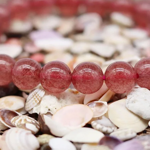 Miniatura 2 de DAZCOLO Pulsera de gemas hecha a mano con piedras preciosas de macramé ajustable de 0.315 in, cuentas redondas, cristales de cuarzo