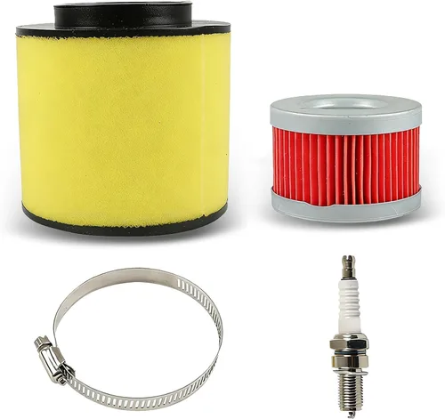 waltyotur 17254-HN5-670 Filtro de aire Filtro de aceite de repuesto de bujía para Honda Rancher 350 TRX350 Honda Foreman 400 450 TRX400 TRX450