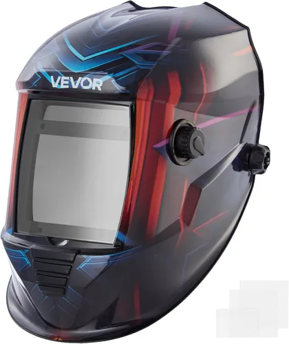 Miniatura 12 de VEVOR Casco de Soldadura de Oscurecimiento Automático, 3.66" x 1.69" Capucha de Soldadura de Color Verdadero, Máscara de Soldador con Energía Solar