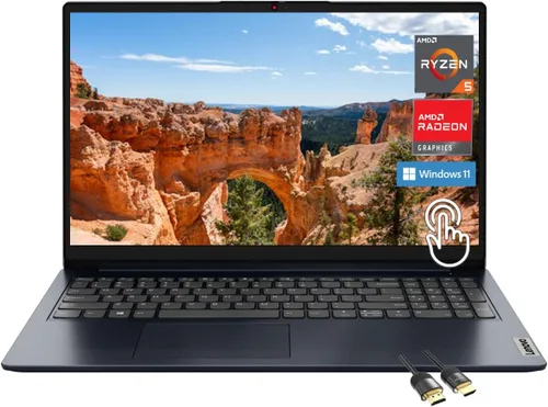 Miniatura 14 de Lenovo IdeaPad 3 portátil, pantalla FHD de 14.0 pulgadas, procesador AMD Ryzen 5 5500U, 8 GB de RAM, 256 GB de almacenamiento, gráficos AMD Radeon