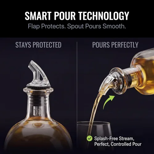 Miniatura 6 de Speed Pourer - Patron Pour Spout - Fabricado 100% en los Estados Unidos. Boquillas de barra de flujo libre que no gotean - Sin grietas, solo un
