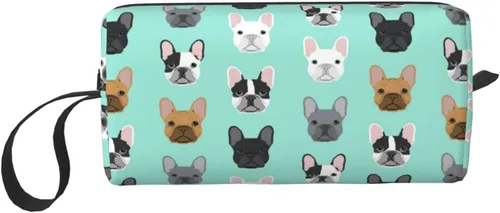 Miniatura 8 de YISHOW Divertida bolsa de maquillaje adorable bolsa de cosméticos de viaje, estuche organizador de artículos de tocador, regalo para mujeres