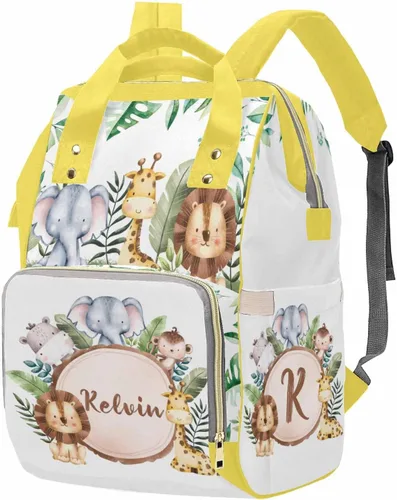 Miniatura 25 de M YESCUSTOM Bolsa de pañales personalizada con nombre para mamá, mujer, esposa, mochila personalizada, 0625-12, Mochilas Daypack