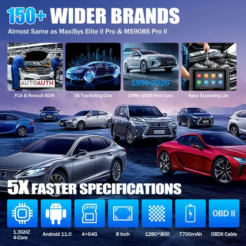 Miniatura 9 de Autel MaxiCheck MX900 escáner funciona como MK900 MK900BT mejor que MX808 MX808S MK808 MK808S MK808S MK808BT MS906 para más de 10000 vehículos, más