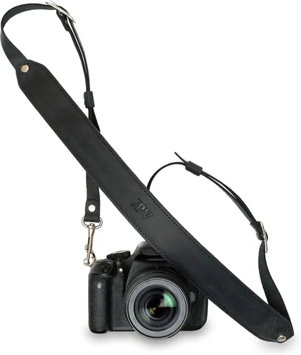 Miniatura 7 de PEGAI Correa de cámara DSLR personalizada 100% de piel, compatible con cámara Canon y Nikon Arnés de cámara hecho a mano, regalos para fotógrafos