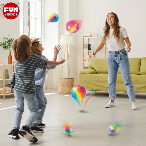 Miniatura 9 de FunKidz - Kit de bolas inflables grandes para niños, kit de fabricación de pelotas mágicas para manualidades, proyectos de ciencia y actividades