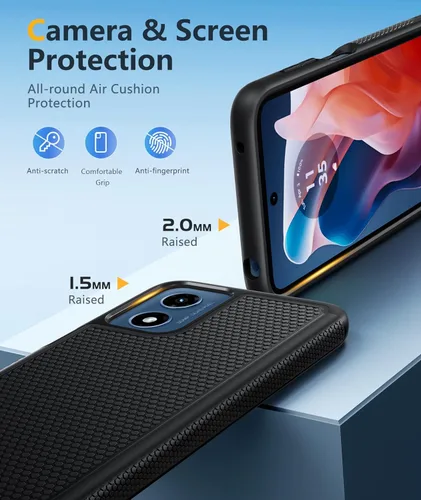 Miniatura 6 de FNTCASE Funda para Motorola Moto G-Play-2024: Funda Protectora de Doble Capa de Servicio Pesado para Teléfono Celular a Prueba de Golpes Resistente