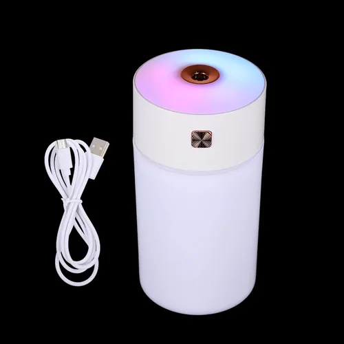 Humidificador de aire USB Difusor de aromaterapia Mini humidificador de niebla de escritorio para dormitorio y uso en vehículos