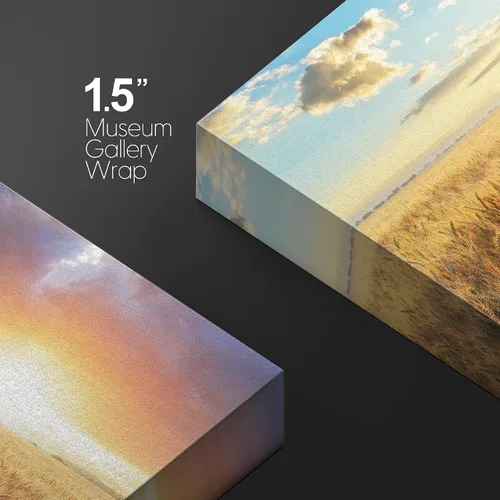 Miniatura 5 de Impresiones en lienzo para pared, hermoso paisaje/paisaje, puesta de sol sobre campo de trigo, arte moderno para decoración del hogar/arte de pared