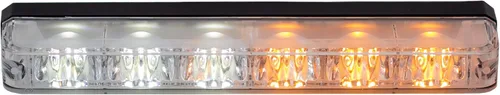 Miniatura 7 de Buyers Products 8892800 - Luz estroboscópica LED ultra brillante de perfil estrecho de 5 pulgadas, ámbar, 6 LED con intermitente síncrono y alterno