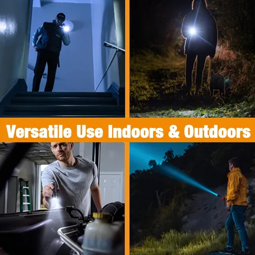 Miniatura 8 de EverBrite Mini Linterna, Luz LED con Zoom, 3 Modos, 3 Pilas AAA Incluidas, Linterna de Mano Pequeña para Camping, Emergencia, Hogar – Negro, Regalos