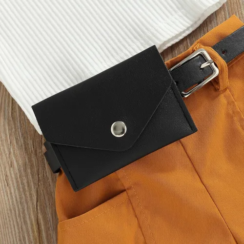 Miniatura 5 de TheFound Trajes de verano para niñas pequeñas, sin mangas, de punto acanalado, halter, pantalones cortos, ropa para recién nacidos, conjunto de 3