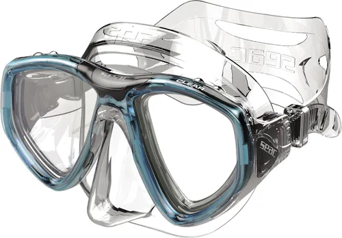 Miniatura 2 de SEAC Clear – Dual-Lens Silicone Diving Mask Antifog Low Volume Mask for Diving and Snorkeling