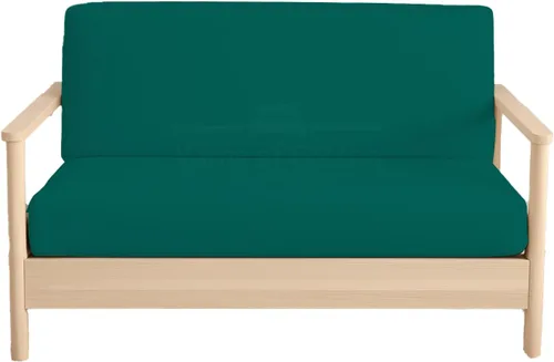 Miniatura 21 de Fundas para futón sin brazos tamaño individual, fundas de futón 100% algodón egipcio, funda de sofá con cremallera, protector de sofá cama, funda