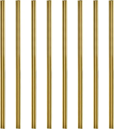Miniatura 14 de uxcell 10 popotes de metal reutilizables, 8.5 pulgadas, con forma de corazón, de acero inoxidable para beber batido, bebidas frías, bebidas