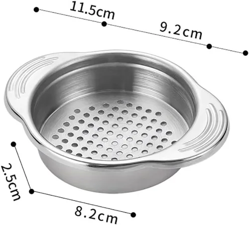 Miniatura 6 de Colador de latas de acero inoxidable Colador de latas de alimentos Colador de latas de frutas Colador de tamiz Herramienta de cocina para atún