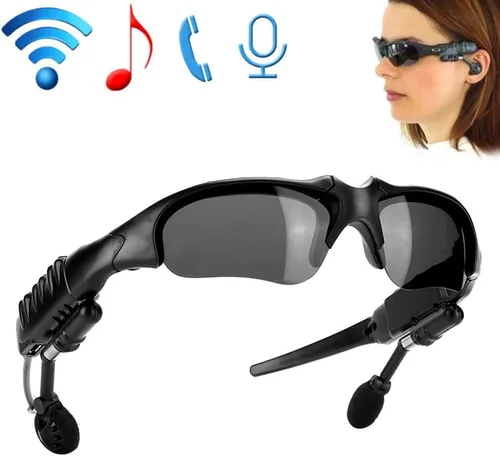 Miniatura 5 de Diyeeni - Lentes de sol inalámbricos Bluetooth con sonido estéreo HD, lentes inteligentes polarizados para reproducción de música, auriculares