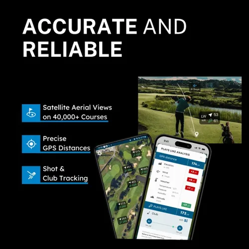 Miniatura 3 de Sistema de análisis de juego y seguimiento en tiempo real de golf, Golf Tags, Negro, Negro