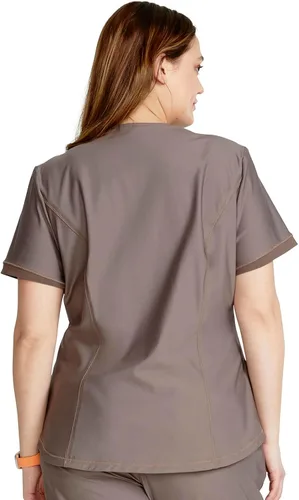 Miniatura 5 de Form Scrubs para mujer, cuello en V elástico de punto CK840
