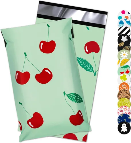 Miniatura 28 de Sobre de Navidad de Polietileno 6x9 Pulgadas 100 Piezas, Bolsas de Envío Resistente al Agua y a los Desgarros para Ropa, Bolsas de Envío Fuertes