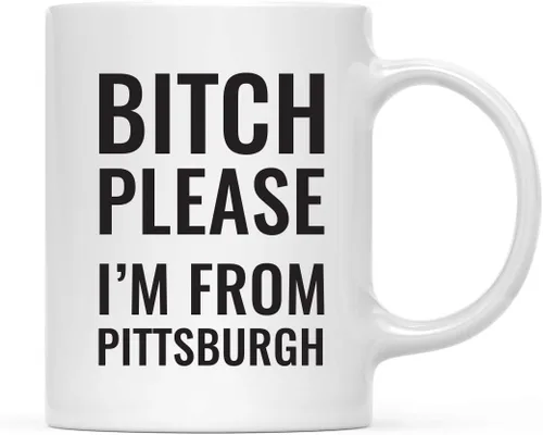 Miniatura 77 de Andaz Press Taza de café de 11 onzas, regalo de broma, Bitch Please I'm from Alabama, paquete de 1, incluye caja de regalo, divertidas ideas