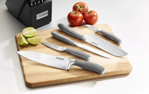 Miniatura 5 de Cuisinart Juego de Cuchillos con Bloque, Juego de 15 Piezas de Cuchillos de Cocina con Hojas de Acero para Corte Preciso, Liviano, de Acero